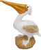 Resin Pelican Gold Bird on A Stone with Glass Wings Statue Figurines (5.7"X4.1"X 2.4") for Gifts Home Bathroom Living Room Garden Desk Decor...
