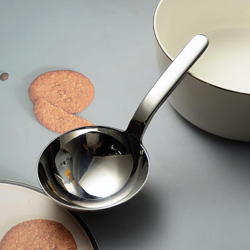 Heavy Duty Big Spoon Mirror Polished Asian Soup Spoons (Short Handle),Premium Food Grade 18/10 Stainless Steel Spoons,Durable Metal Spoons,Serving...