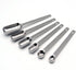 MEKBOK Heavy Duty Stainless Steel Metal Measuring Spoons for Dry or Liquid, Fits in Spice Jar, Set of 6...
