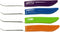 Chef Craft Select Paring Knife Set, 2.5 inch blade 8 inch in length 4 piece set, Assorted...