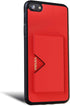Kitoo Compatible with iPhone SE 2022 | 7 | 8 | SE 2020 Slim Case with 2 Card Holder Slot, Wireless Charging with 1 Card Support - Red...