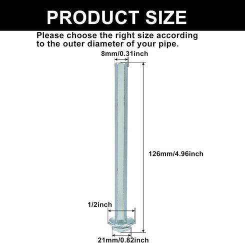 PVC Pipe Reamer, 1/2 Inch Plumbing PVC Fitting Socket Saver Efficient Plumbing Fitting Saver Tool for Removing SCH 40 from Hub - Perfect for 1/2" ...