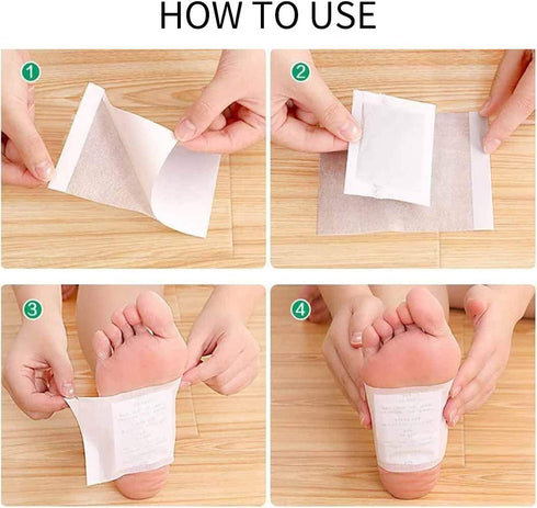 Foot Pads, Fanspack 100Pcs Foot Pads Pain Relief Health Care Foot Care Pads with 100Pcs Adhesive Sheets...