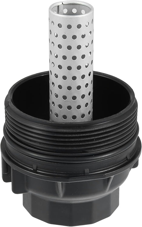 X AUTOHAUX Car Oil Filter Housing Cap Assembly Part Replace 15620-0S010 for Toyota Land Cruiser Sequoia Tundra 2007-2020...