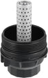 X AUTOHAUX Car Oil Filter Housing Cap Assembly Part Replace 15620-0S010 for Toyota Land Cruiser Sequoia Tundra 2007-2020...