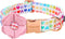 ARING PET Valentine's Day Dog Collar-Adorable Dog Collar with Felt Flower, Cotton Colorful Heart Dog Collars Pet Collars with Metal Buckle...