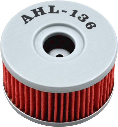 AHL 136 Oil Filter for Suzuki GZ250 Marauder 250 1999-2010 GN250 250 1982-2000 DR250 250 1982-1983 1985 SP250 250 1982-1985 SP400T SP400 T 400 197...
