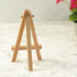 10 Pack Mini Wood Display Easel, Tabletop Display Stand Artist Easel, Natural Wooden Tripod for Displaying Picthres, Photos, Cards (5.9")...