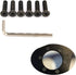 1 Set Black Taper Steering Wheel Screw Bolts For Nardi Personal OMP For Momo (Black Flat)...