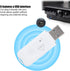 Mini USB Bluetooth Receiver Audio A2DP Music Wireless Adapter for Car AUX Mobile Phone Home Stereo System, Allows the Bluetooth Receiver to Pair w...