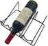 Countertop Wine Rack - 3 Bottle Wine Holder for Wine Storage - No Assembly - Modern Matte Black Metal Wine Rack - Wine Racks Countertop - Small Wi...