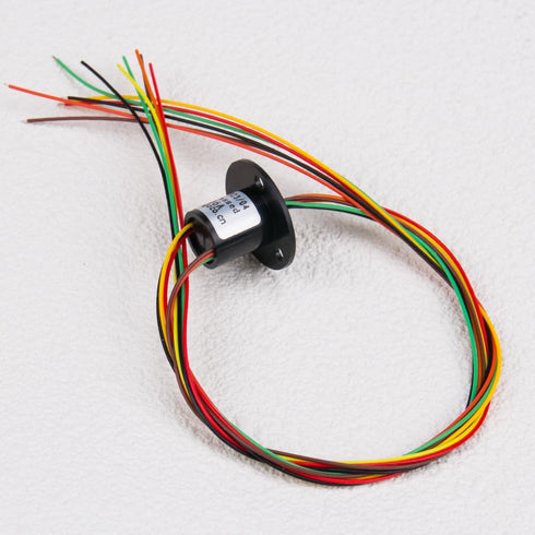 12.5mm 300Rpm 6 Wires CIRCUITSx2A Capsule Electrical Slip Ring for Monitor Robotic Electrical Test Equipment 1Pcs...