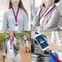 SS Phone Lanyard, Adjustable Cell Phone Lanyard Crossbody Neck Strap & 2 Phone Tether Patches for Most Smartphones...