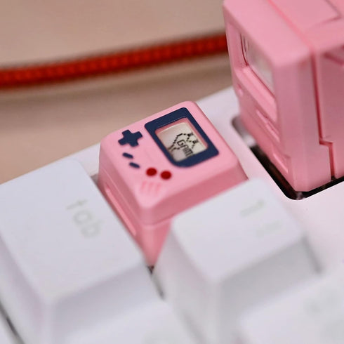 Custom Keycaps - Light Transmission Keycaps - Classic Retro Mechanical Backlit Keyboard Keycap. Suitable for Most MX Switches RGB PC Gamer Mechani...