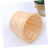 SAFIGLE Bamboo Desk Paper Wastebasket Straw Basket Weaving Organizer Bamboo Storage Basket Rattan Trash Can Pantry Wicker Baskets Wicker Storage S...