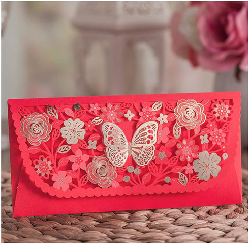 8 PCS Chinese Red Envelopes/Money Pocket/Party Accessory Organizer Envolop for Bussiness Occassion/Invited Card/Wedding/Birthday/New Year Party (8...