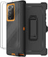 for Galaxy Note 20 Ultra Case with Belt Clip Holster, 2 Screen Protector, Military Grade Full Body Heavy Duty Shockproof Rugged Protective Cover f...
