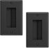 Iwillink Brush Wall Plate (2 Pack), Cable Pass Through Insert for Wires, Single Gang Cable Access Strap, Wall Socket for HDTV, Home Theater System...