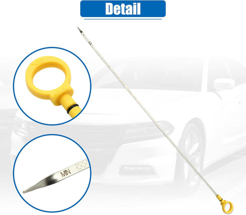 uxcell Engine Oil Level Indicator Dipstick for Chrysler Town Country 1997-2005 for Dodge Caravan 1997-2005 for Dodge Grand Caravan 1997-2005 No.04...