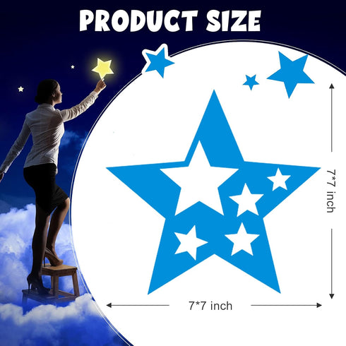 12 Pieces Geometric Stencils Template Set for Kids Children Simple Drawing Stencils Colorful Art Painting Template for Toddlers Preschooler Learni...