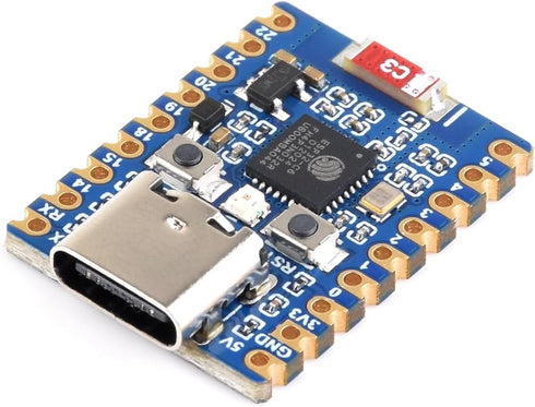 ESP32 Development Board ESP32-C6 Mini Development Board, Based on ESP32-C6FH4 Dual Processors 160MHz Running Frequency 2.4GHz WiFi 6 & Bluetooth 5...