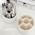 Rotating Pen Holder for Desk, Cute Desk Pencil Holder Cup for Home Office School, White Makeup Brush Holder Organizer Make up Cosmetics Container ...