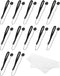PATIKIL Camera Lens Cap Keeper, 12Pcs Elastic Lens Cover Tether Leash with Cloth for DSLR SLR Camera Mirrorless Lenses Prevent Lens Cap Lost for N...