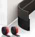 Suptikes 2 Pack Door Draft Stopper?Door Sweep for Exterior & Interior Doors,Door Bottom Seal Dust and Noise Insulation Weather Stripping Draft Gua...