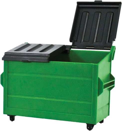 Green Dumpster for WWE & AEW Wrestling Action Figures...