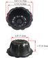 4 Inch Nonstick Mini Bundt Cake Pan, Set of 4 for Baking, Carbon Steel Fluted Cake Pans, Metal Round Pumpkin Shaped Cake Mould for Cupcake, Muffin...