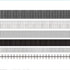 YUBX 6 Roll Washi Tape Set VSCO Decorative Tape for DIY Crafts, Journals, Planners, Scrapbooking, Wrapping (Black)...