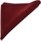 King & Priory Dark Red Velvet Pocket Square, Handkerchief...
