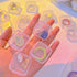 48 Pcs Clear Small Plastic Storage Containers Anti Oxidation Transparent Jewelry Storage Holder for Small Item Craft, Beads, Pills, Ear Studs, Nec...