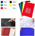 120pcs A4 Transfer Paper with 5pcs Embossing Stylus,Tracing Paper Copy Paper Carbon Water-Soluble Transfer Paper for Transfer Pattern on Fabric,Wo...