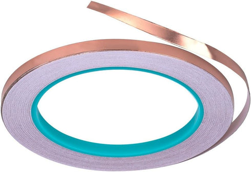 Jocon Copper Foil Tape 1/2inch X 22yards with Conductive Adhesive for EMI Shielding, Soldering, Personal Projects, Craft & Model Purposes (1/2'' X...