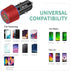 Rapid USB C Car Charger, Compatible for Samsung Galaxy S23/S22/S21/Note 20/Ultra/10/Plus/9/8/S20/S10+/S10e/S9/S8/A50/A70, Quick Charge 3.0 Dual US...