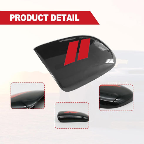 Gear Shift Knob Trim ABS Interior Decoration Gear Shifter Cover Protector Decorate, Compatible with Dodge Charger Challenger Accessories 2015-2022...