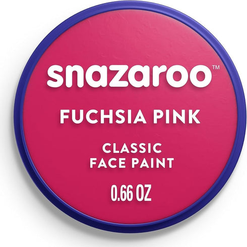 Snazaroo Classic Face and Body Paint, 18.8g (0.66-oz) Pot, Fuchsia Pink...