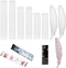 8PCS Rectangle Feather Bookmark Resin Molds, Silicone Bookmark Molds for Making Epoxy Resin Jewelry DIY Bookmarks Craft...