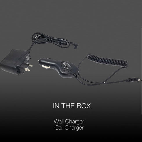 Car and Wall Charger for BlueParrott B250-XT, B250-XT+ (Non-USB Version) - BlueParrott B250-XT Bluetooth Headset - 1st Generation (Prior to mid 20...