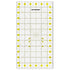 AUTOTOOLHOME Quilting Ruler Acrylic Quilters' Ruler for Easy Precision Cutting Fabric Paper, 6.5" x 12" for Quilting, Sewing & Crafts Template...