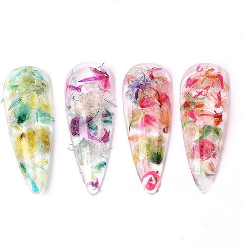 3 Boxes Mini Dry Flowers Tiny Dried Flowers Resin Fillers Pressed Flowers Mini Flower for Nails Crafts DIY Resin Mold Jewelry Making Nail Art Deco...