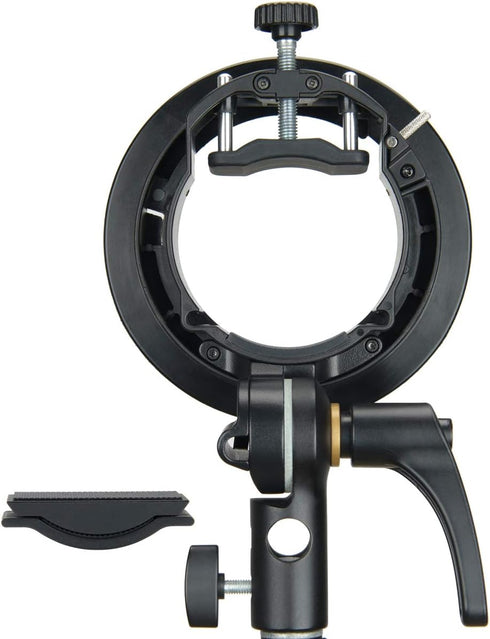 Godox S2 Speedlite Bracket for Bowens Mount, S-Type Holder Updated Version for Godox AD200Pro AD200 V1 V860II V860III V850II TT685II TT600 TT520II...