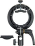 Godox S2 Speedlite Bracket for Bowens Mount, S-Type Holder Updated Version for Godox AD200Pro AD200 V1 V860II V860III V850II TT685II TT600 TT520II...