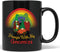 PixiDoodle St Patrick's Day Leprechaun Garden Gnome Coffee Mug (11 oz, Black)...