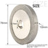 3''x 1/2''x 2/5'' Flat Diamond Grinding Wheel Grit 150 Grinding Hard Alloy Cutter, Glass, Tiles, Tungsten Sharpener and Ceramics for Grinder Cutte...