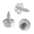 Moicstiy 30Pcs 3/8 Inch Stainless Steel Screws Snaps, Fastener Screw Snaps Marine Grade Boat Canvas Snaps for DIY Cover Furniture...