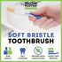 MOUTHWATCHERS Dr Plotkas Extra Soft Flossing Toothbrush Manual Soft Toothbrush for Adults | Ultra Clean Toothbrush | Good for Sensitive Teeth and ...