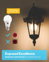 Sunco Lighting 2 Pack Dusk to Dawn Light Bulbs Outdoor Sensor A19 LED Light Bulb, UL, 9W (60W Eqv.), 800lm, Auto On/Off Photocell Automatic for Ou...