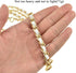 HAHIYO Mini Purse Chain Strap Slim Wide 8mm for LV Length 31.5 inches Extra Thick 4.5mm White Leather Gold Hardware for Shoulder Cross Body Sling ...